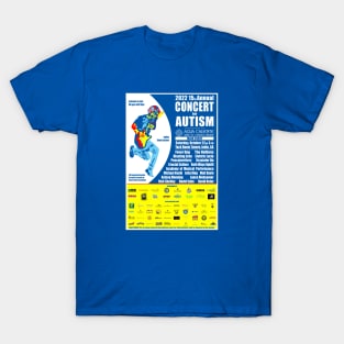 The 2022 15th Annual Concert for Autism flyer t-shirt T-Shirt